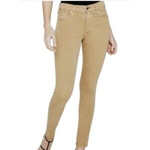 AG Farrah High Rise Skinny Ankle Jeans Sulfur Shale Brown - Size 32